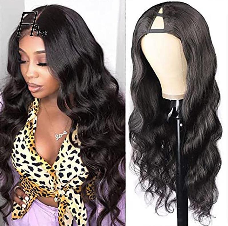 V Part Wig Body Wave Glueless Hair Wig 0 Skill Needed Wig